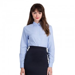 Plain Oxford long sleeve /women B&C 135 GSM